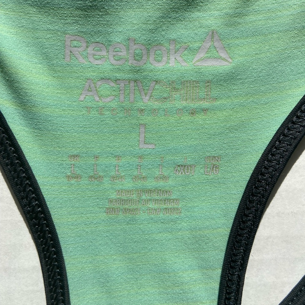 Reebok Large Light Green / Mint Razorback Tank Top - Picture 6 of 11